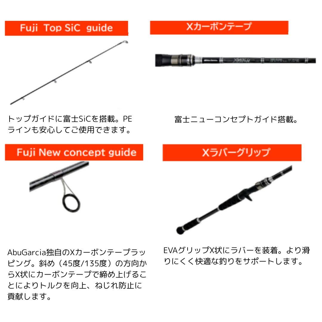 クロスフィールド MB XSFS-755L-MB AbuGarcia（アブガルシア） 公式