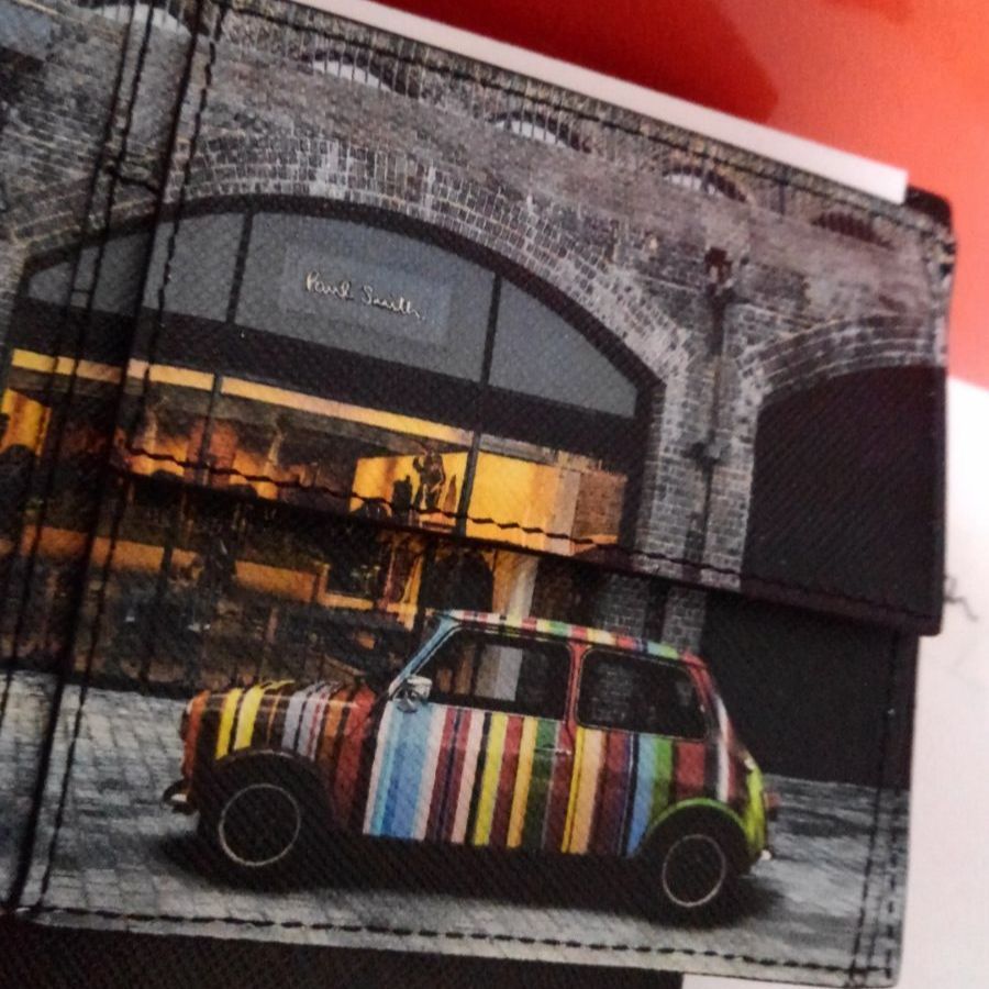 Paul Smith 二つ折り財布 Mini king Cross ミニクーパー 新品未使用】ポールスミス ミニクーパー 二つ折り財布 (キングス