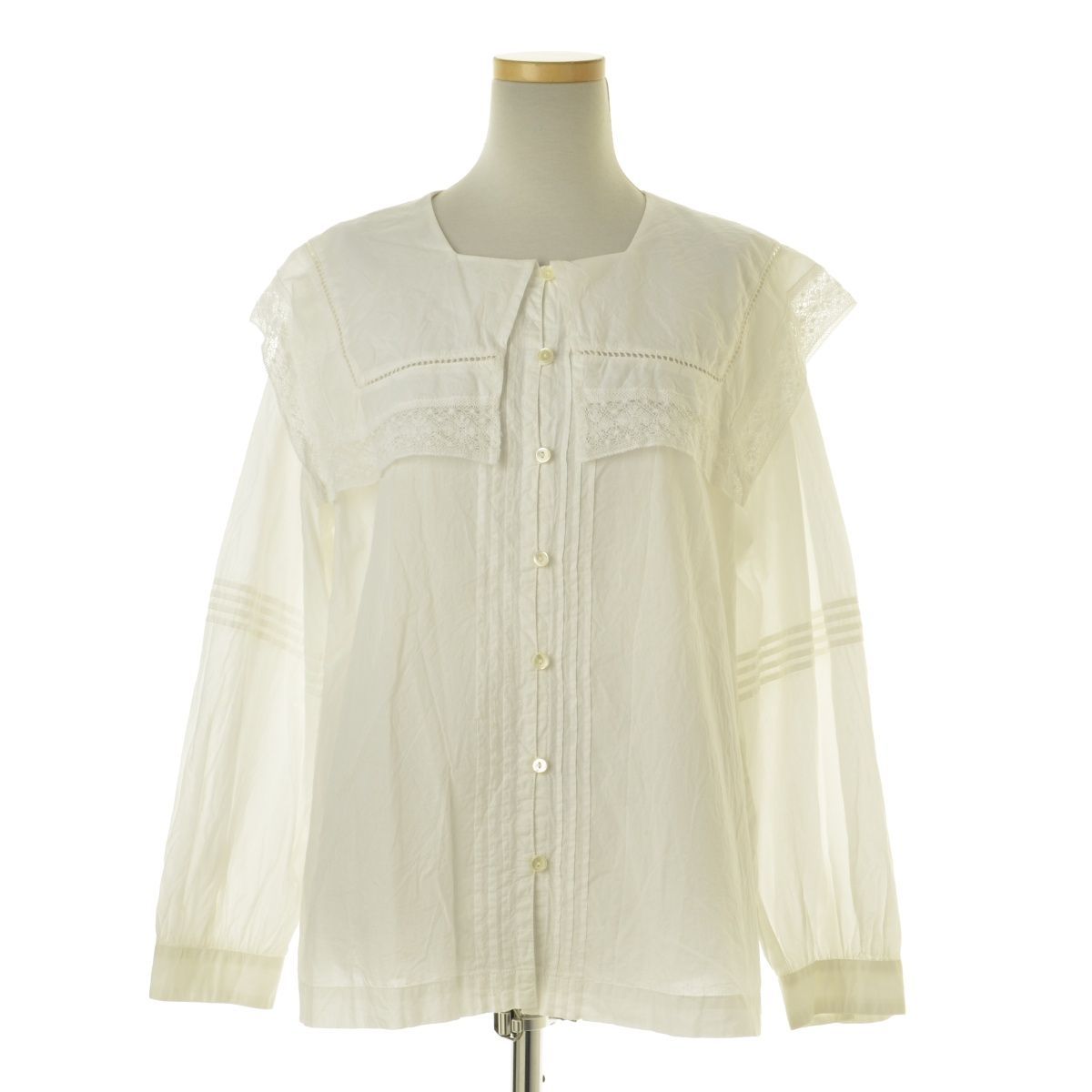 SPICKANDSPAN23SS 23051200501010 コットンボイルピンタック 23SS 