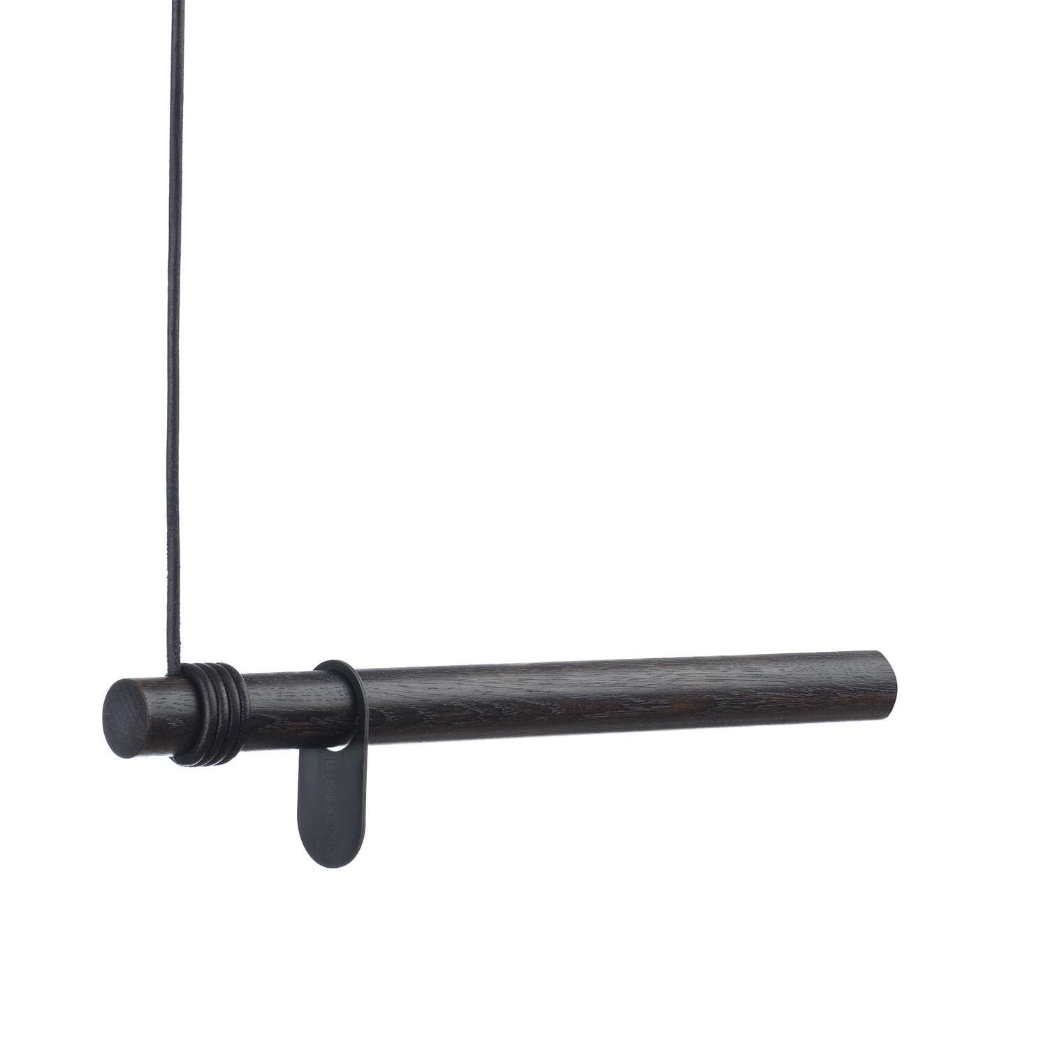 数量 LINDDNA ハンガーラック コートラック Wall Swing Oak Black|Leather Cord Black 2P 981394-CN