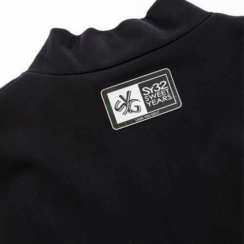 SY32 by SWEET YEARS ゴルフウェア ハーフジップシャツ Tシャツ メンズ おしゃれ かっこいい ブランド SYG-23A023ABS【お取り寄せ】 SY32 by SWEET YEARS ゴルフウェア ハーフジップシャツ Tシャツ メンズ