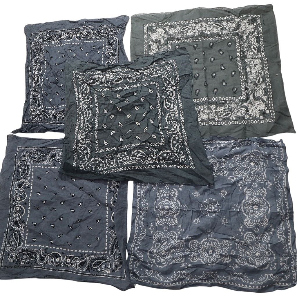 古着卸 まとめ売り ペイズリー柄 バンダナ 小物 20枚セット