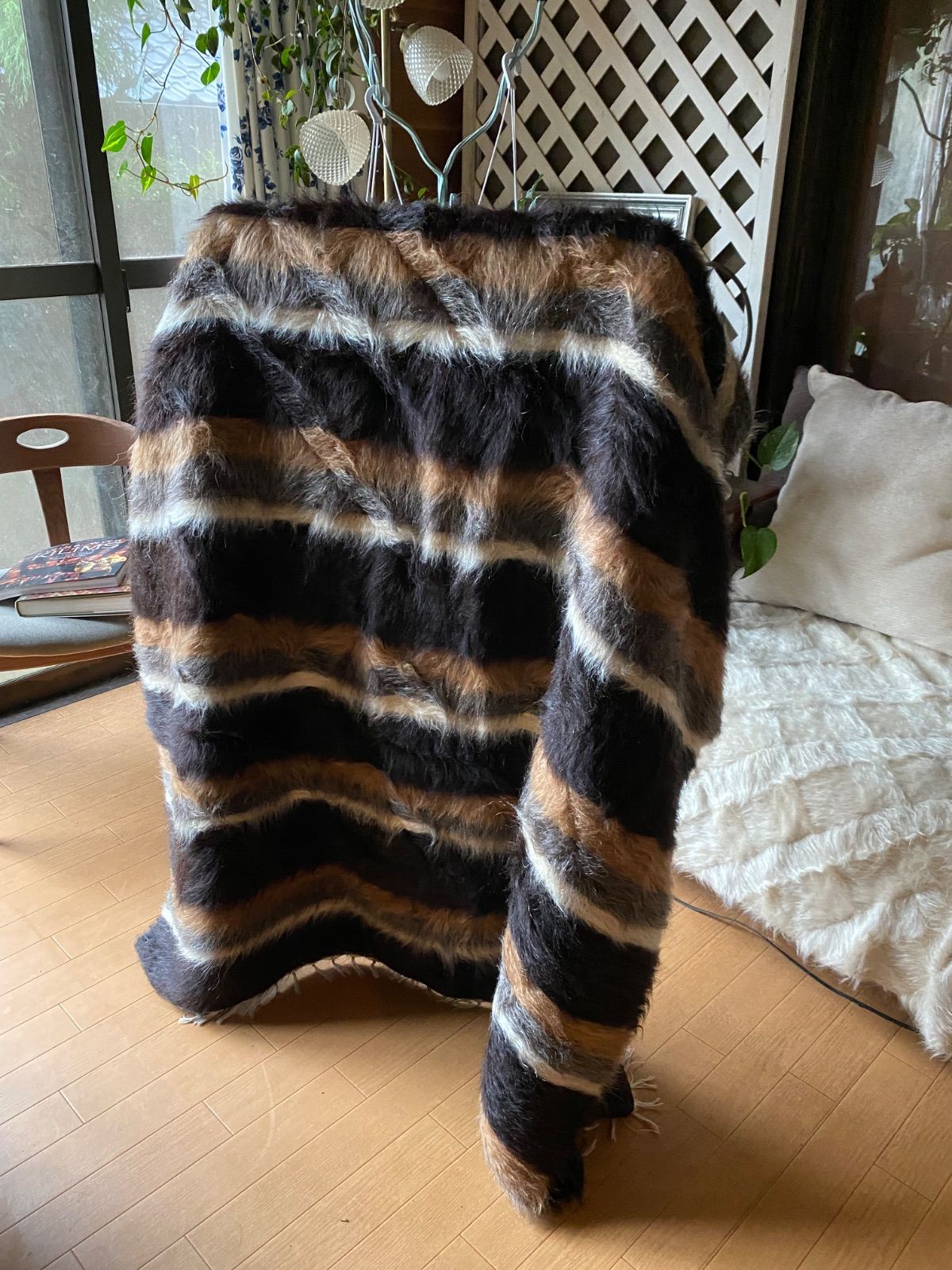 ★高品質★新品贅沢 高級感　防寒　オーストラリア輸入羊毛毛布　家庭用高密度カーペット　ソファ用クッション　本物の毛皮RS-25 トルコより直輸入卸売販売！贅沢にアンゴラヤギのモヘアが何色も