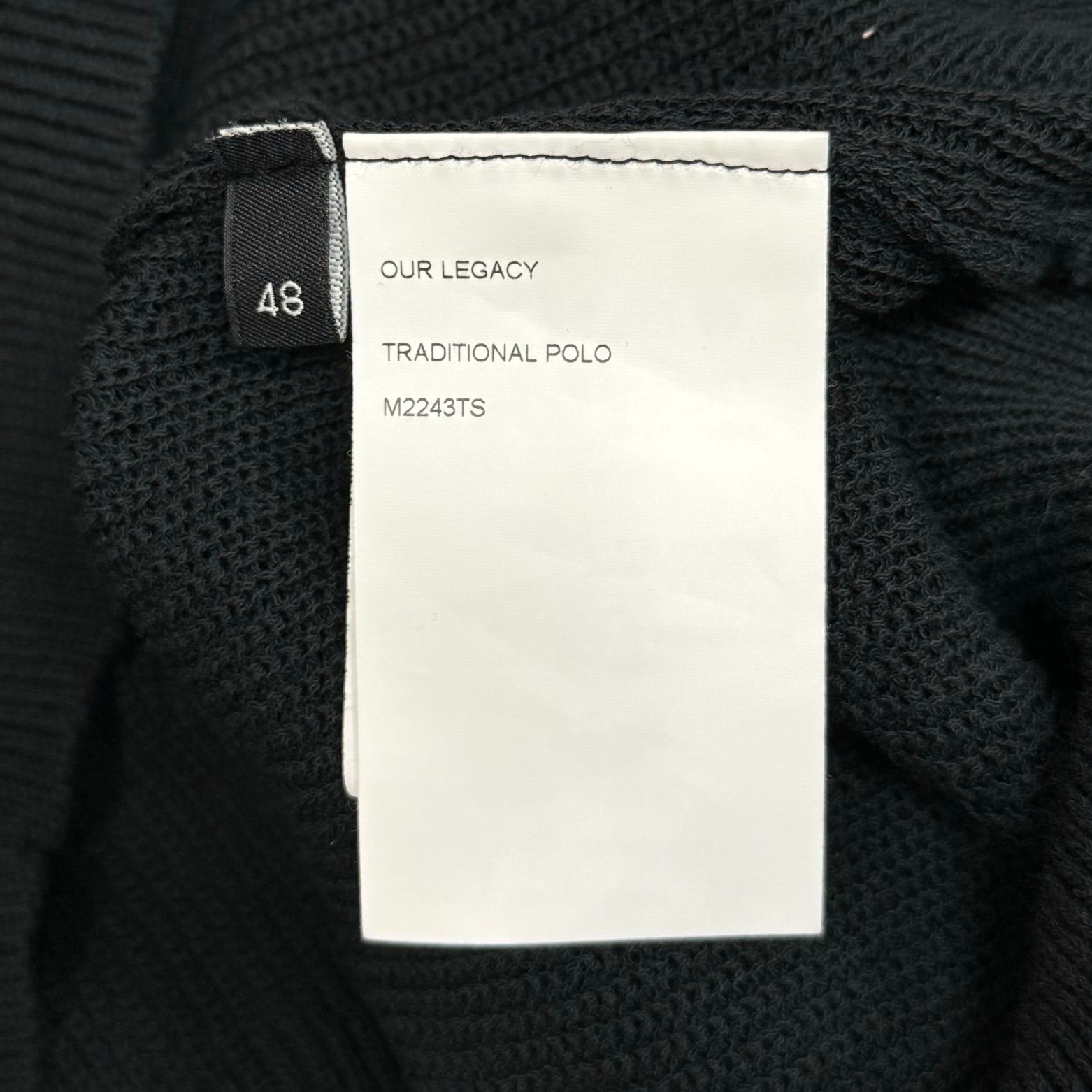 新品 Our Legacy 24SS Traditional Polo トラディショナル