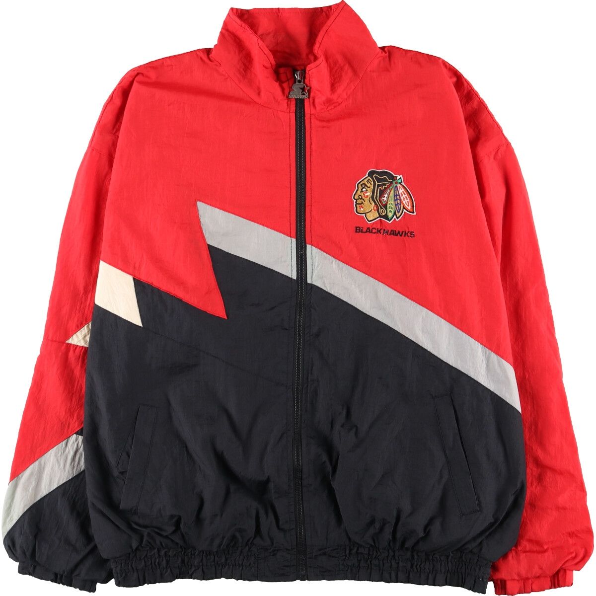 古着 90年代 スターター Starter NHL CHICAGO BLACKHAWKS シカゴ