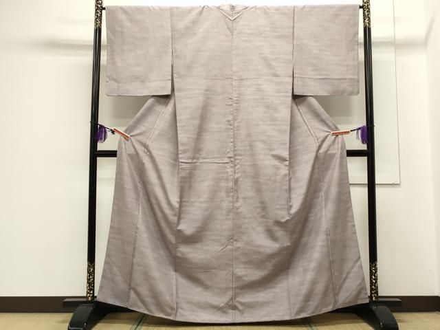 まーや 平和屋着物○白山紬 間道 京都きもの友禅扱い 正絹 逸品 未使用