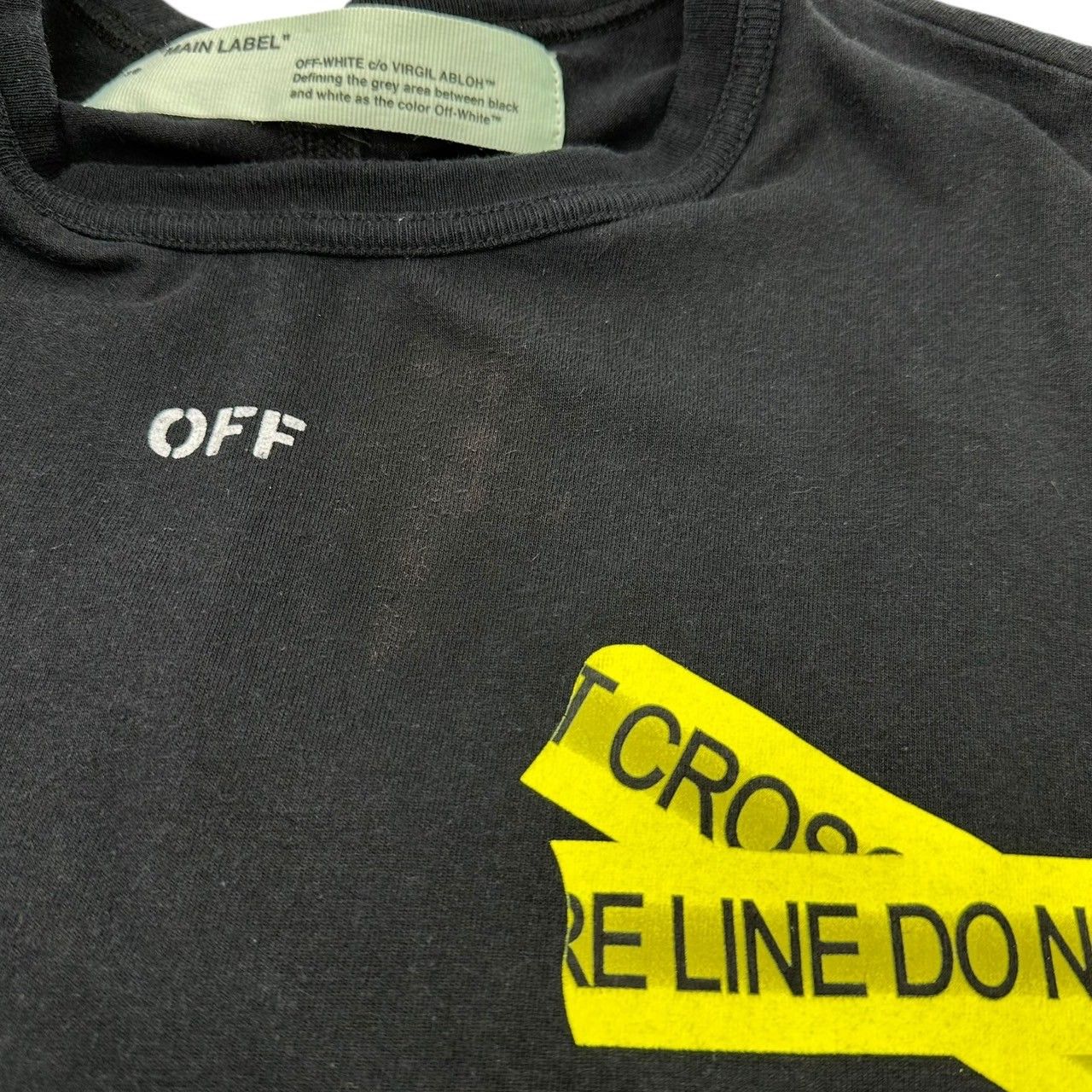 Off-White(オフホワイト) 18SS Firetape Printed Logo T-Shirt Off-White(オフホワイト) 18SS Firetape Printed Logo T-Shirt
