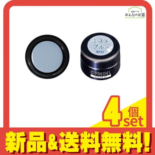 PREGEL(プリジェル) カラーEX  PG-CE921 ミストブルー 3g 4個セット まとめ売り