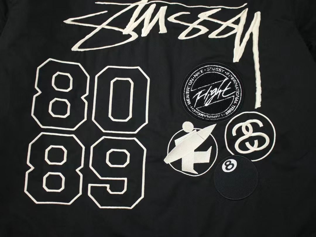 Nike x Stussy Reversible Jacket刺繍ブラックL