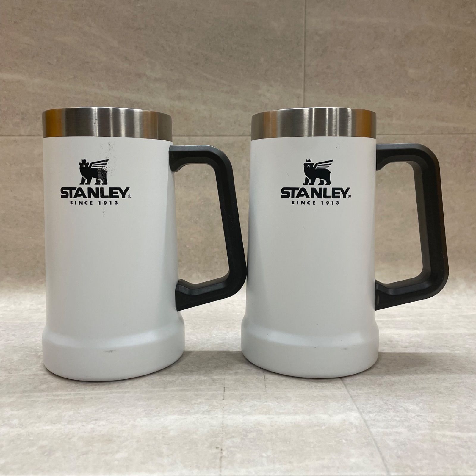 早割クーポン！ STANLEY BEER STEIN 2個セット（STANLEY】スタンレー 真空 バーベキュー・調理用品