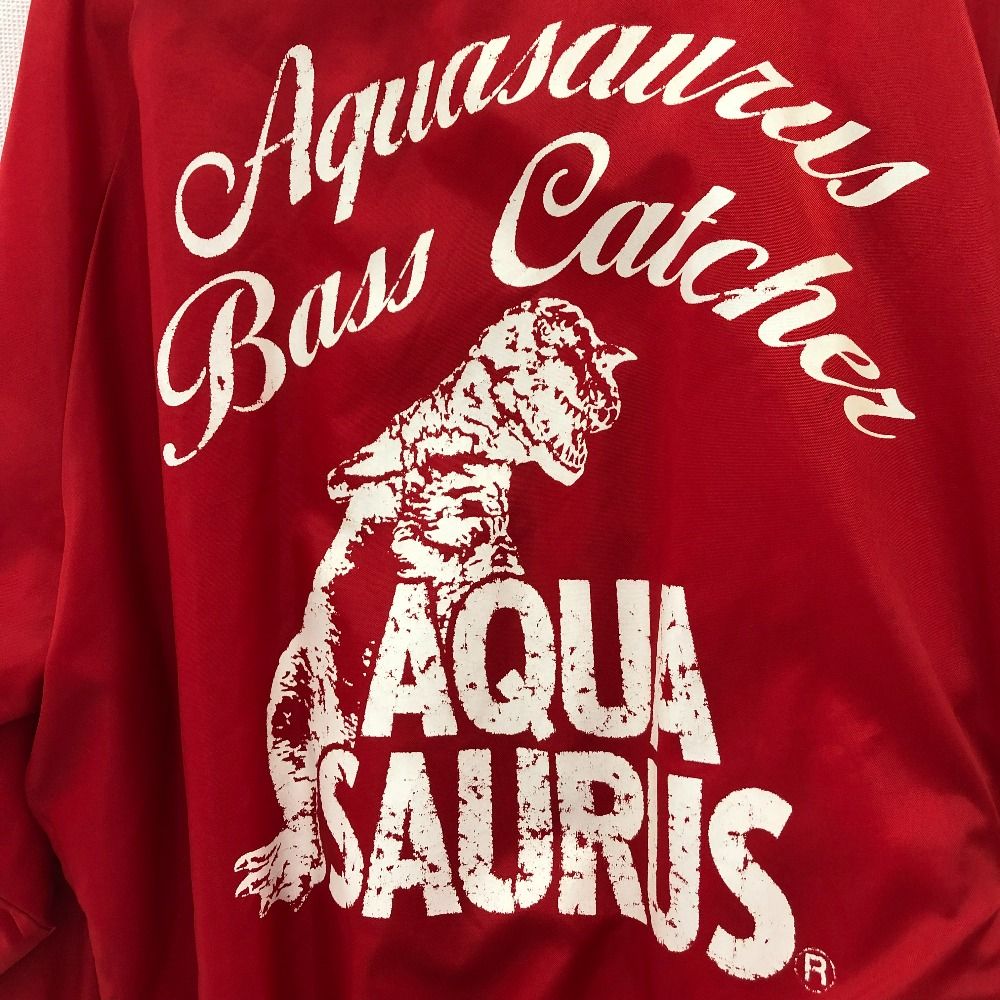 □□AQUA SAURUS 釣り服飾 ナイロンジャケット サイズXL レッド