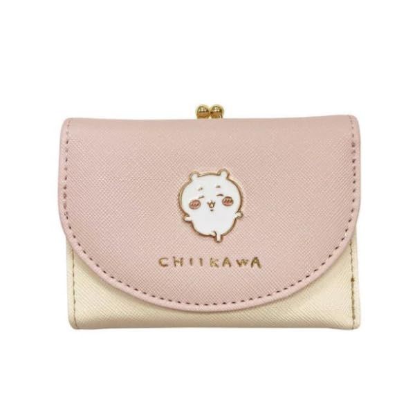 ちいかわ 口金財布 三つ折り ピンク ちいかわ 