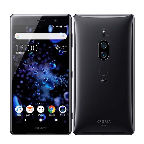 中古】 SO-04K Xperia XZ2 Premium クロムブラック SIMフリー 本体 ...