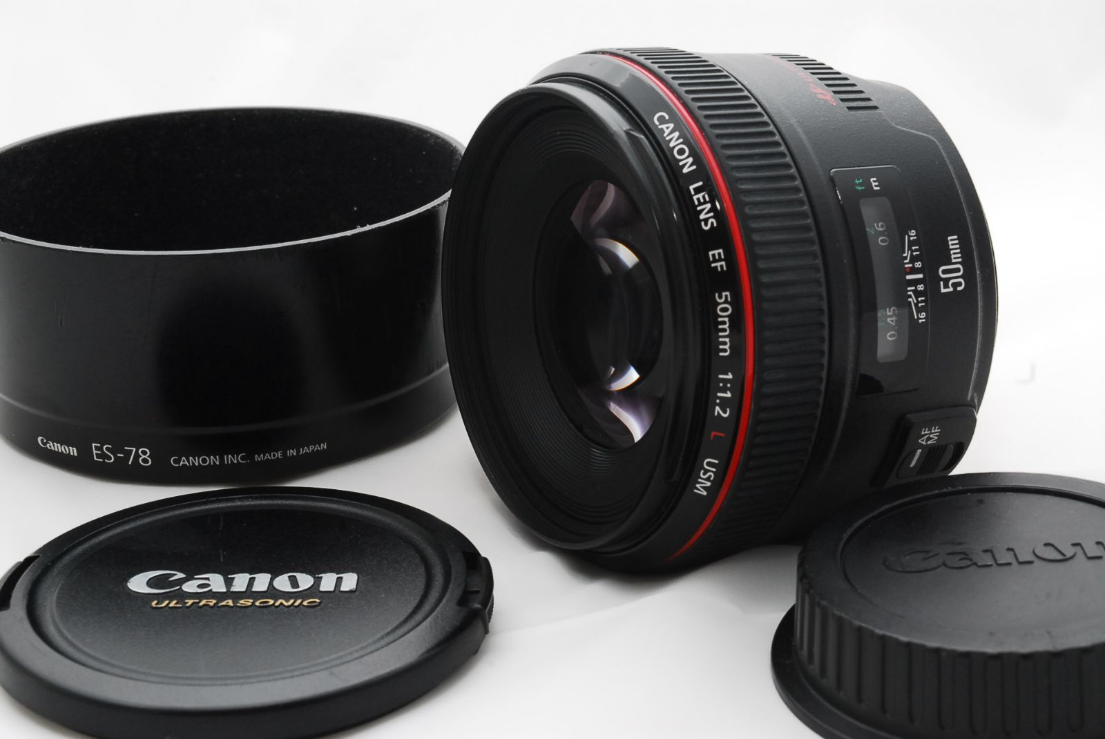 新品級 ☆ Canon 単焦点標準レンズ EF50mm F1.2L USM フルサイズ対応