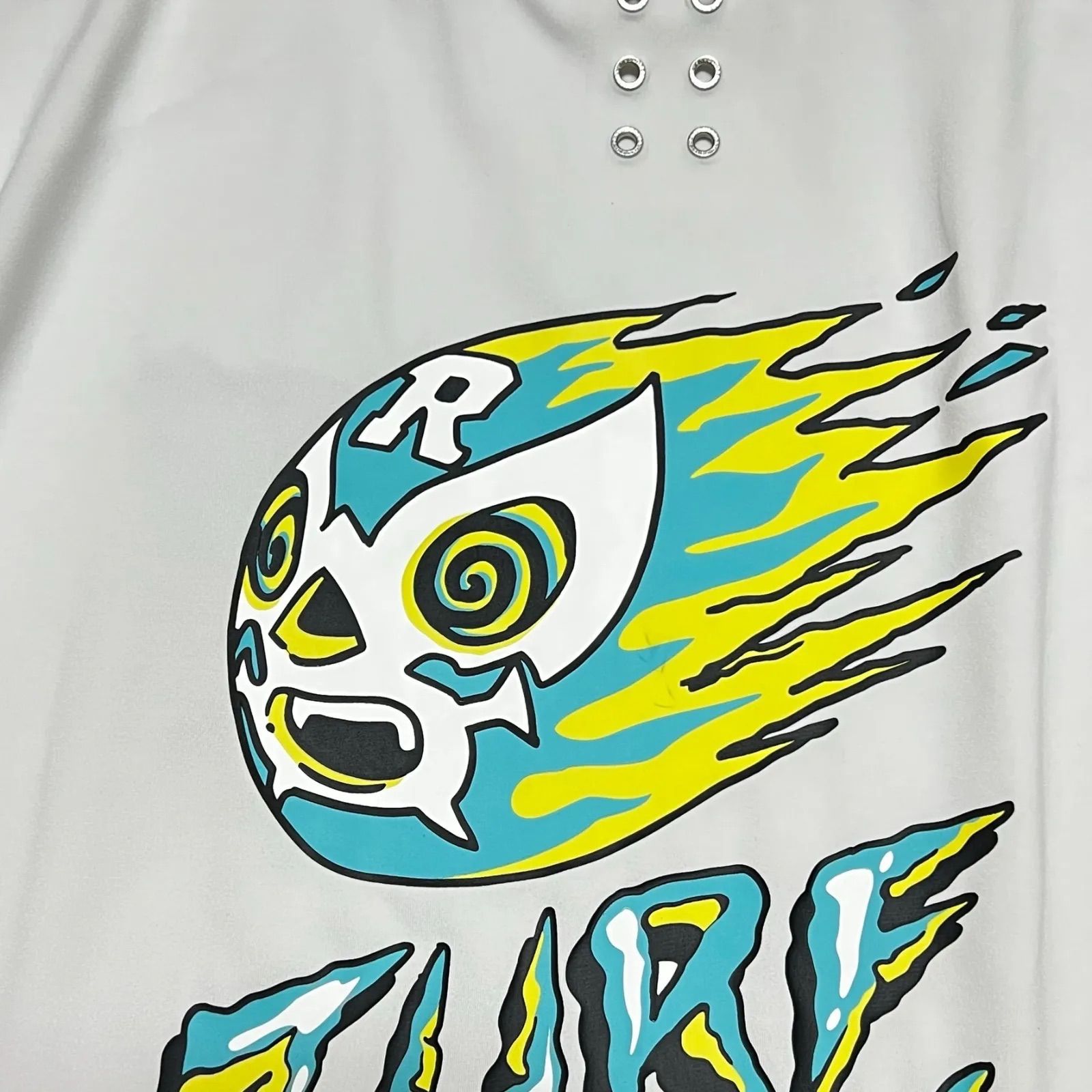 メンズ RUSSELUNO モックネックシャツ サイズ6 ホワイト 2022 ドライ