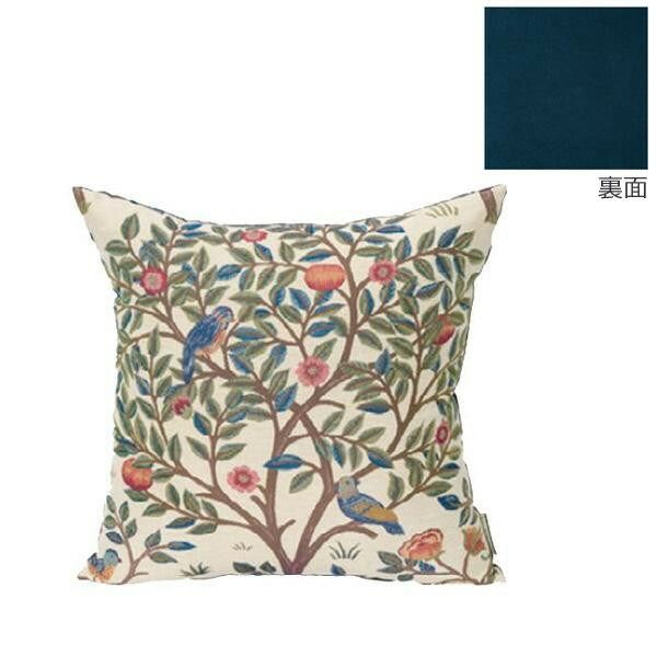 川島織物セルコン Morris Design Studio ケルムスコットツリー 背当クッションカバー 50×50cm LL1722 BE ベージュ