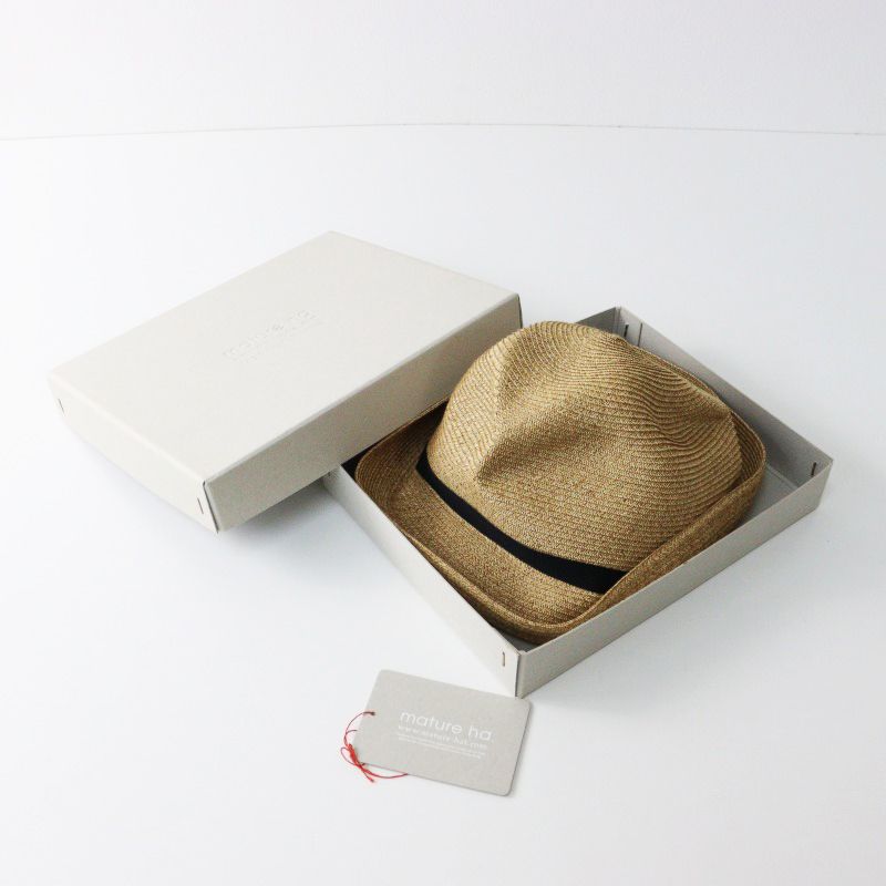 大幅値下げ★美品　mature ha. マチュアーハ MBOX-104 Amazon.co.jp: マチュアーハ mature ha. 麦わら帽子 mbox-104-yh