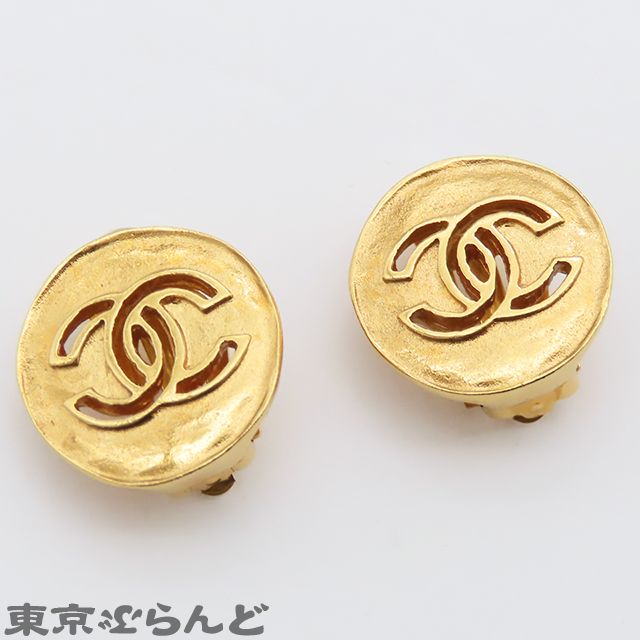 シャネル CHANEL イヤリング ゴールド メタル ココマーク GP 98A レディース 101821618