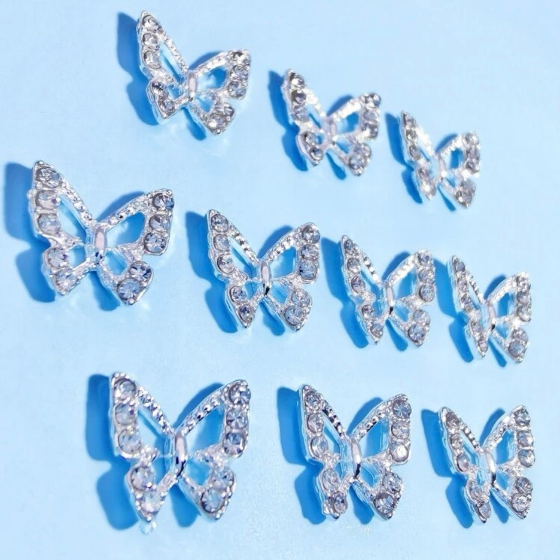 10個セット】蝶々 ネイルパーツ バタフライネイル - メルカリ No80. 3