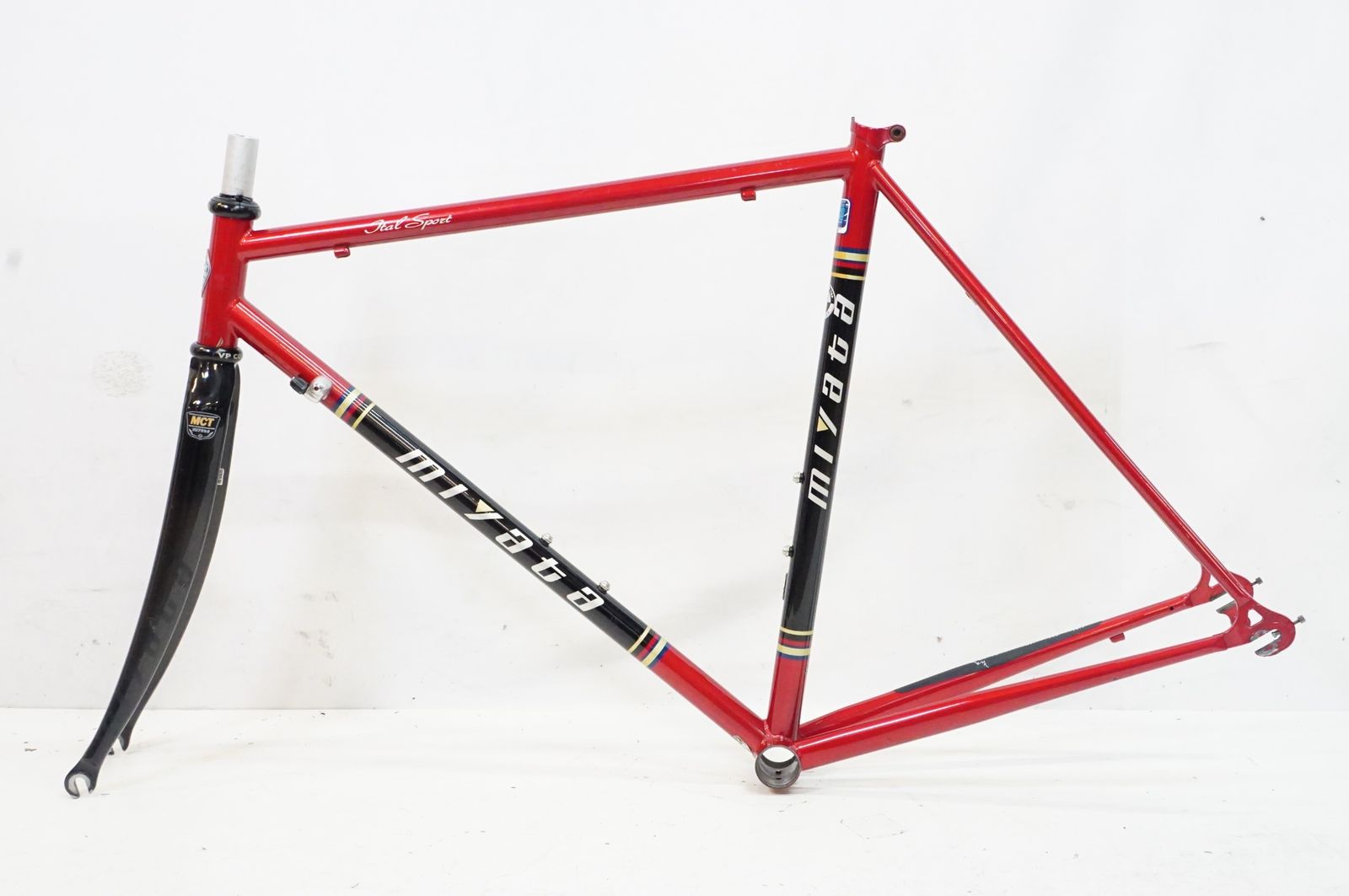 MIYATA ITAL SPORT フレーム・フォーク Miyata Ital Sport Road Bike Frame Silver Black TIG Cr-Mo
