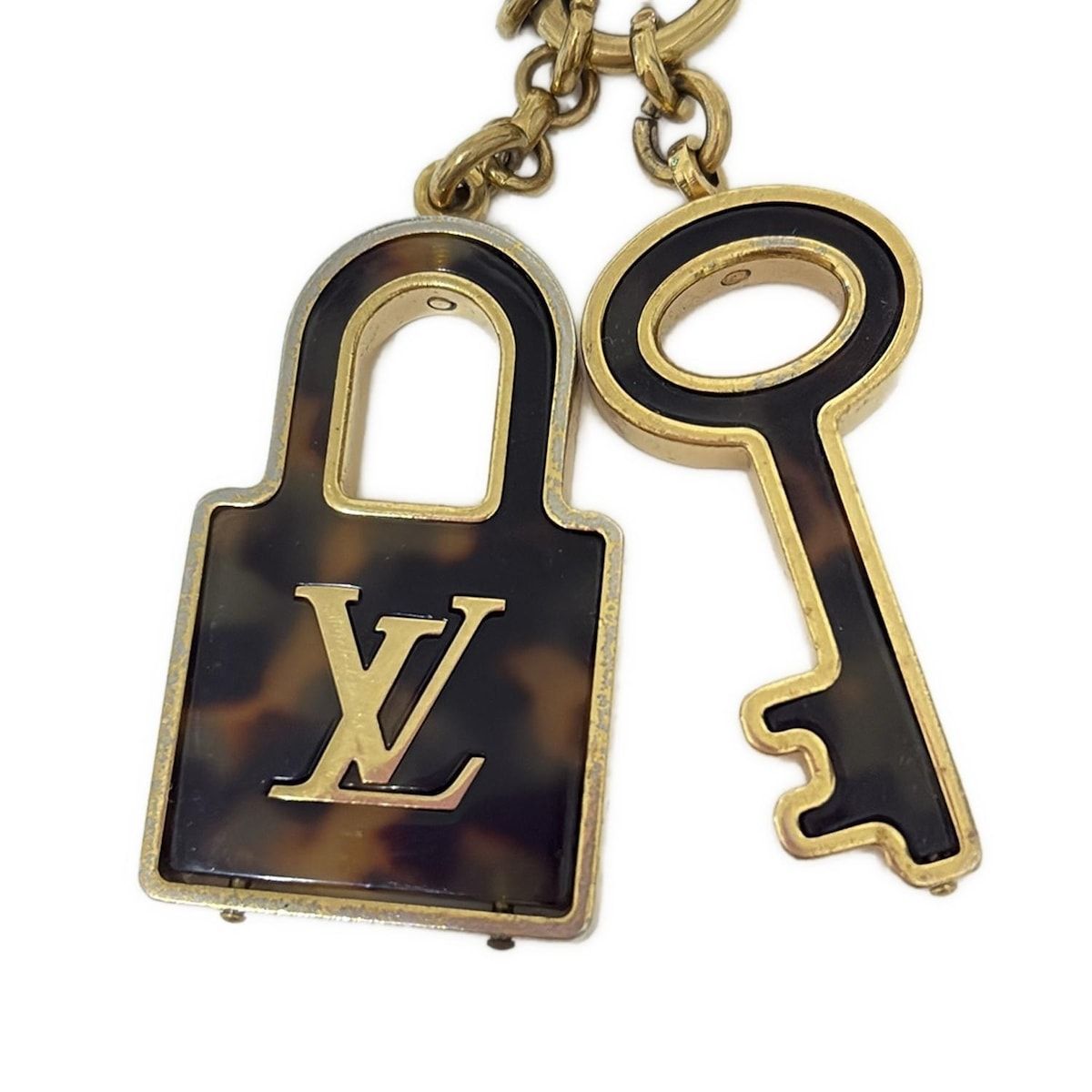 LOUIS VUITTON ルイヴィトン チャーム ゴールド - 4500225Y0421 LOUIS VUITTON(ルイヴィトン) キーホルダー(チャーム) 約12cm