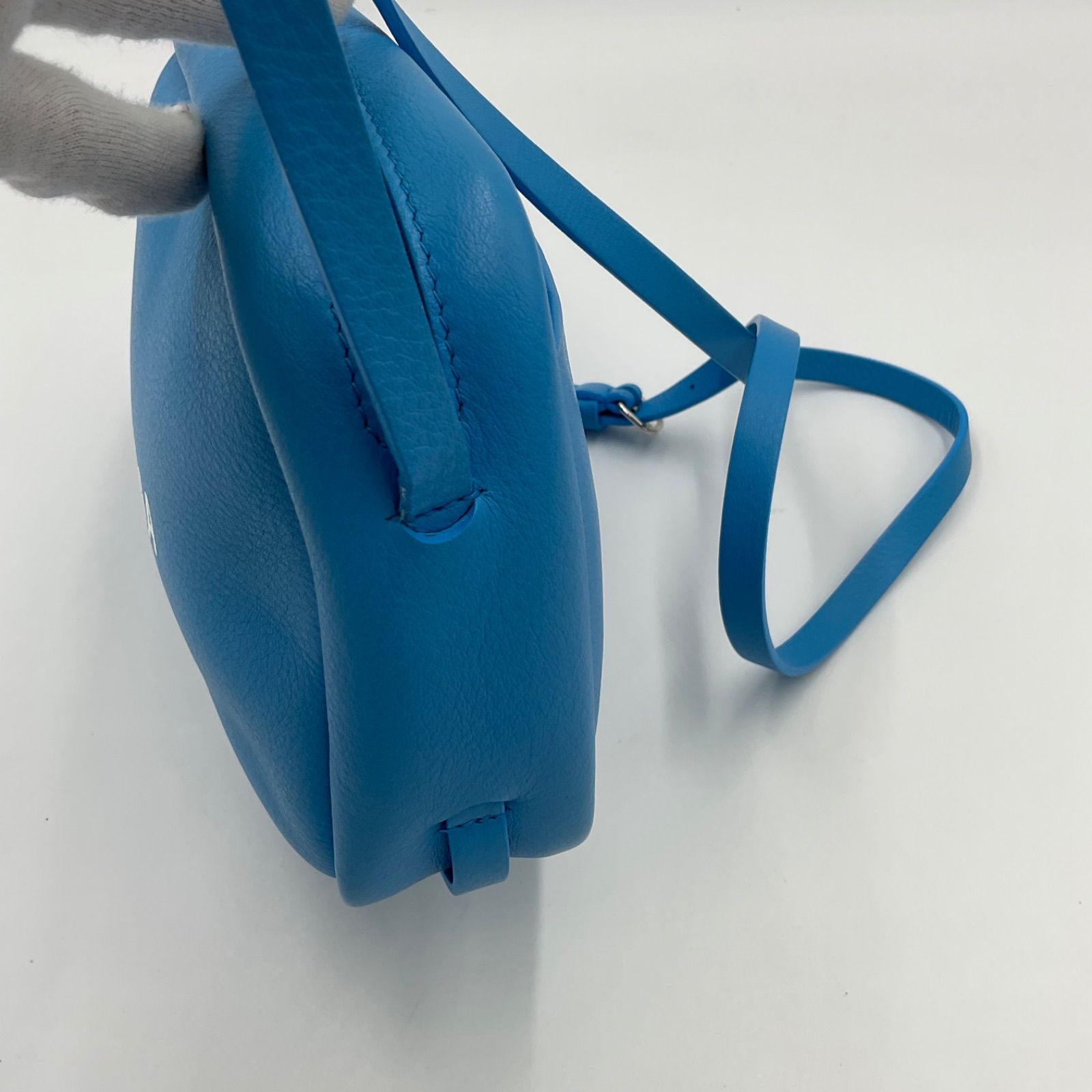 BALENCIAGA バレンシアガ カメラバッグ ショルダーバッグ ブルー 