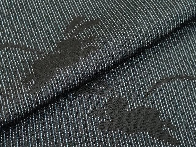 平和屋着物□極上 本塩沢 単衣 塩沢物語 兎 露芝文 証紙付き 逸品 未  