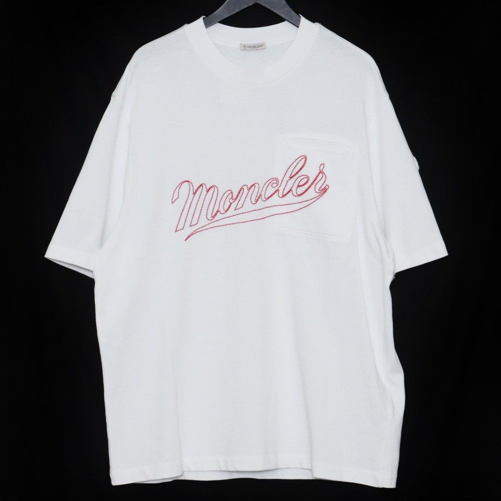 MONCLER レタリングロゴポケットクルーネックTシャツ Lサイズ - メルカリ