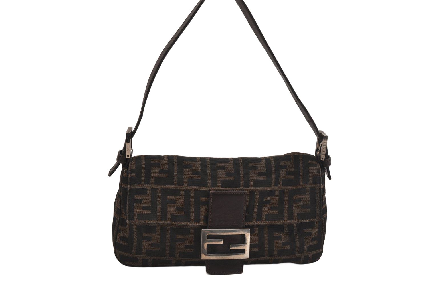 FENDI フェンディ ズッカ柄 マンマ バゲット ショルダーバッグ