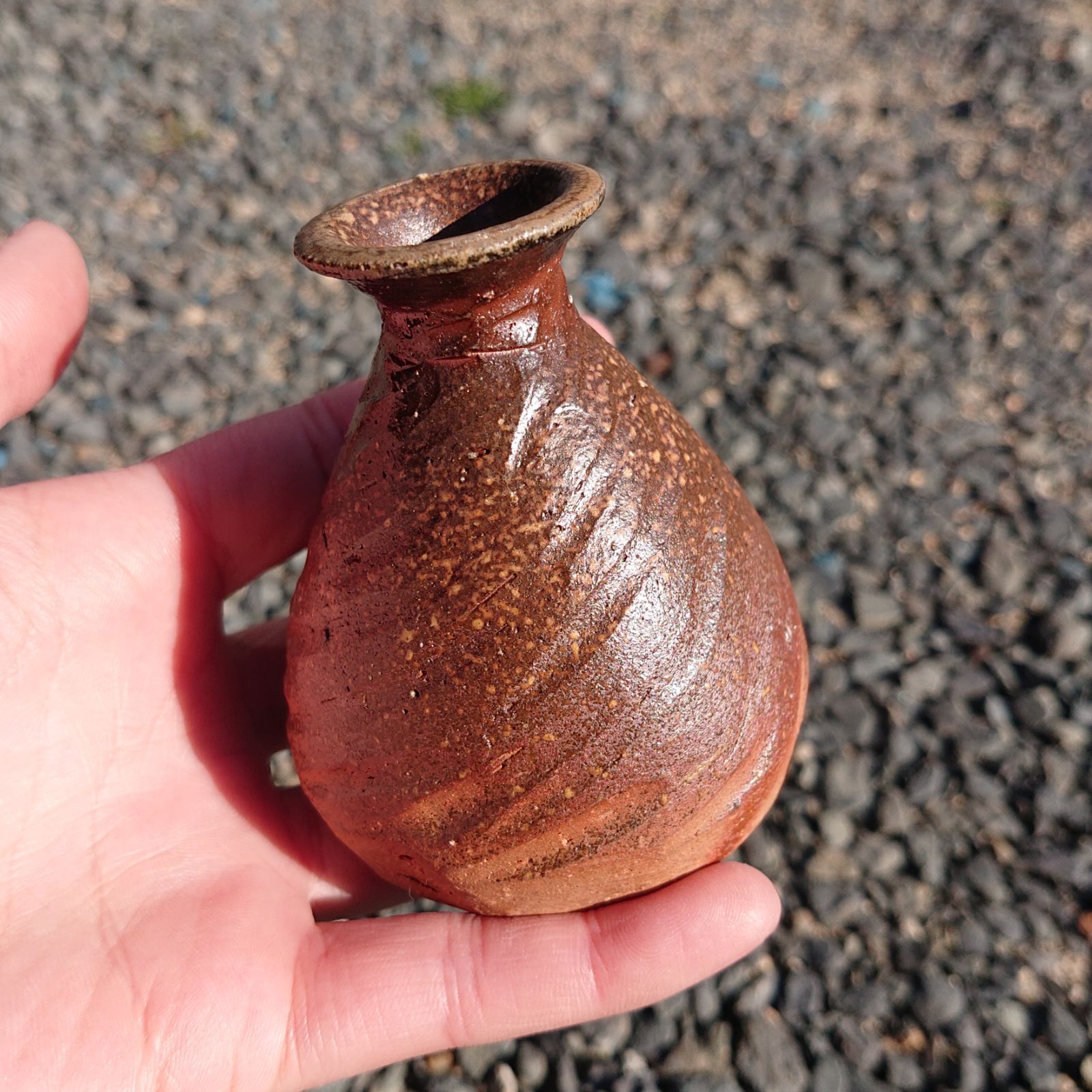 花瓶　備前焼 備前焼陶器花瓶