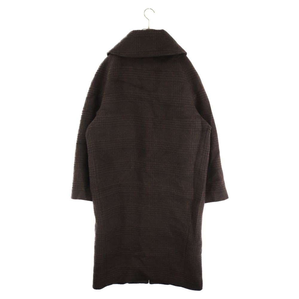 【新品】BALENCIAGA バレンシアガ チェックコート サイズ48 BALENCIAGA バレンシアガ 18AW チェック ダブルブレストウール