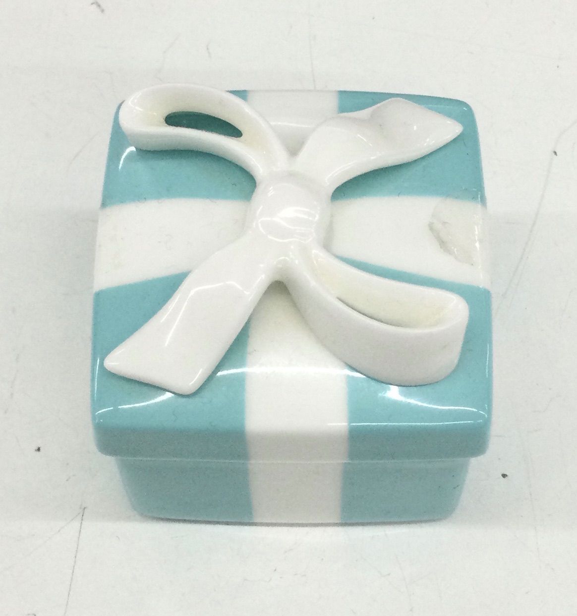 Tiffany&co. ティファニー ミニブルー ボウボックス 陶器 箱無し