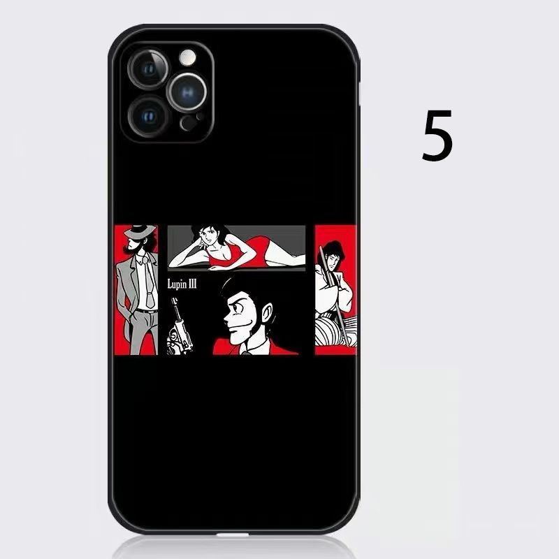 ストレートエッジ/全囲い】ルパン三世 (Lupin the Third) TPU iPhone