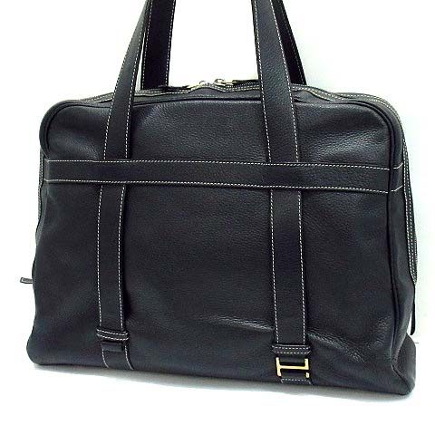 シセイ Cisei チセイ ブリーフケース ビジネスバッグ レザー ネイビー