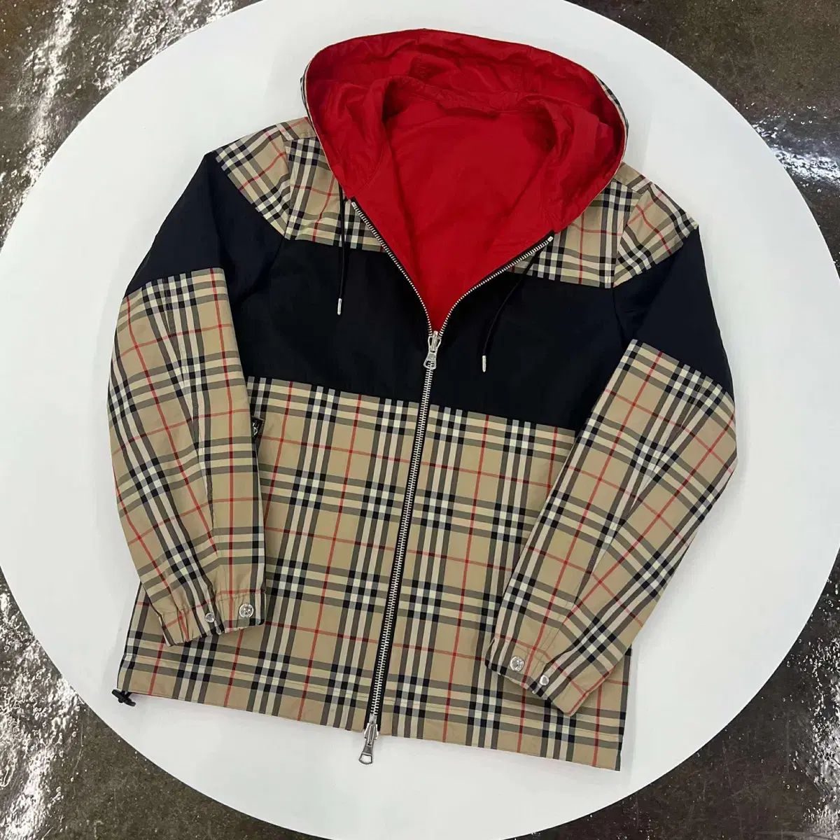 バーバリー　リバーシブルジャンパー BURBERRY バーバリー リバーシブルジャケット REVERSIBLE