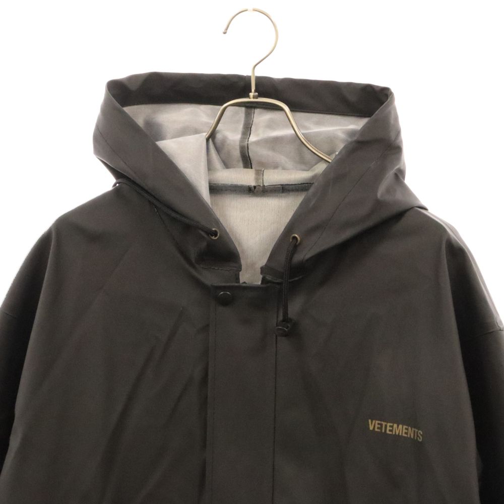 VETEMENTS レインコート ブラック WAH18JA24 登坂広臣 カテゴリー
