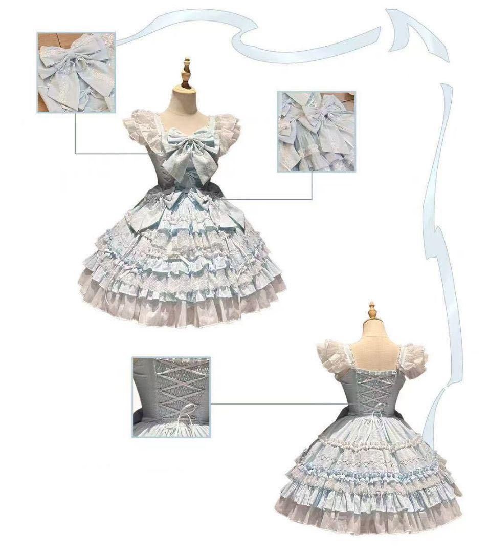 お嬢様 めめしい メイド衣装　可愛いドレス フェチ ロリータ コスプレワンピース Amazon.co.jp: [スムーズ] お嬢様 めめしい かわいい メイド衣装