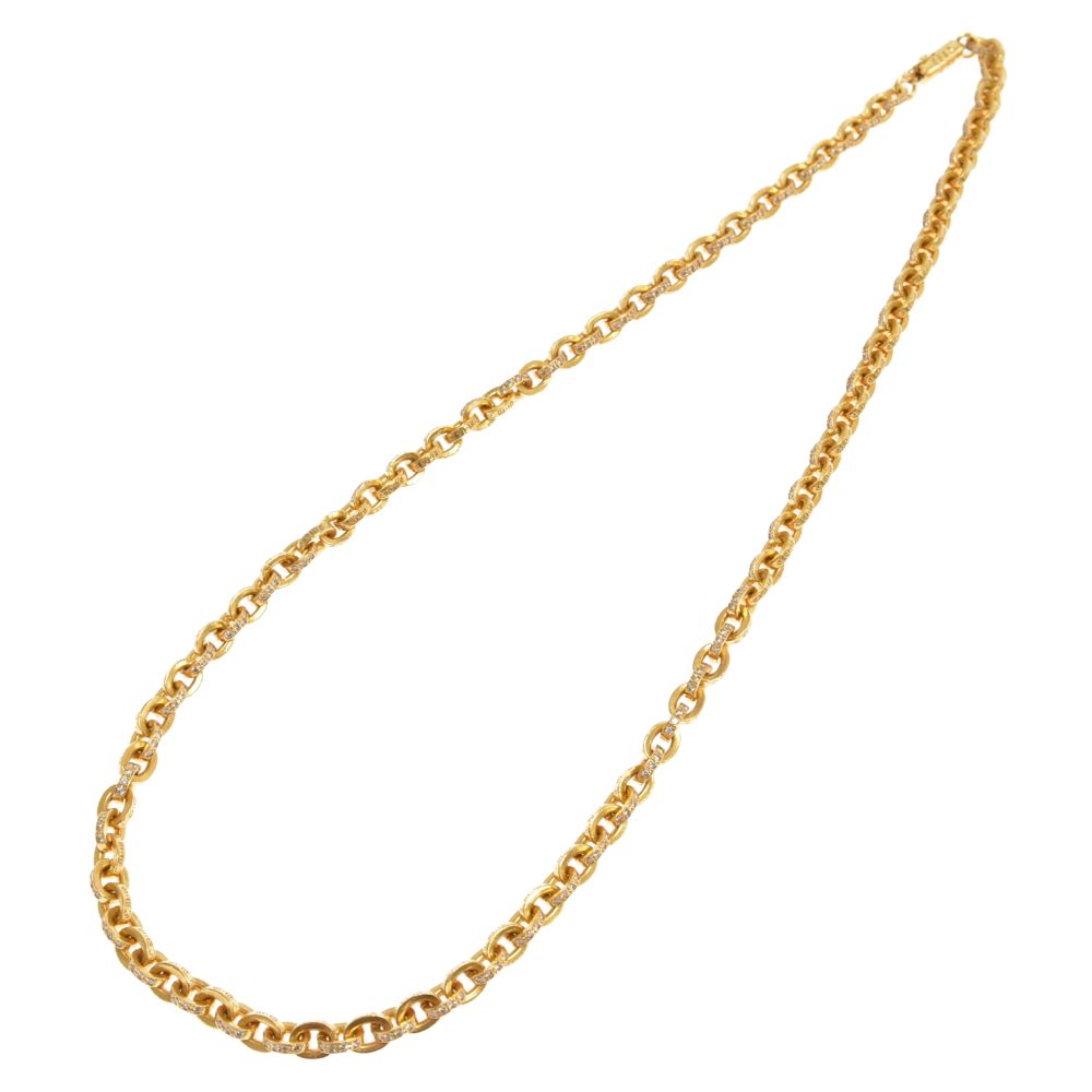 CHROME HEARTS (クロムハーツ) 22K PAPER CHAIN P/D 18/ペーパー