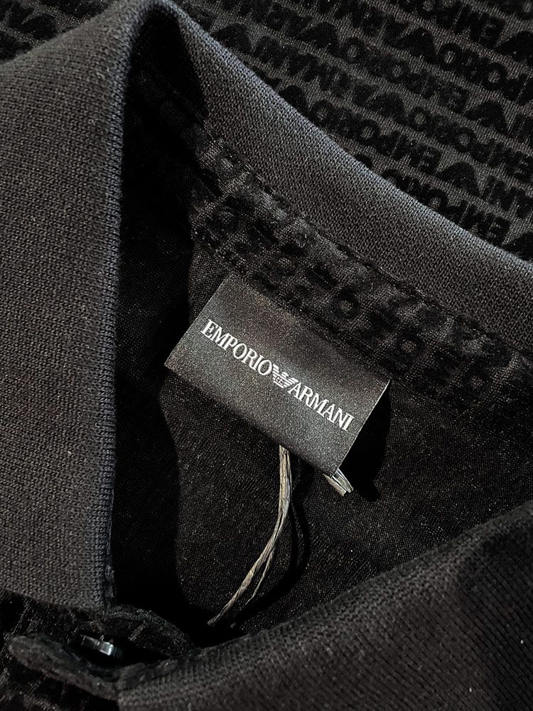 エンポリオアルマーニ EMPORIO ARMANI フロッキーロゴプリント 半袖 
