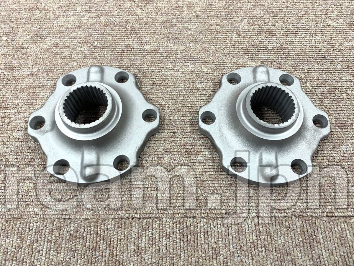 新品 80 ランドクルーザー フロントアクスル アウタシャフト フランジ 2組 新品 トヨタ純正 80 ランドクルーザー ランクル フロントアクスル