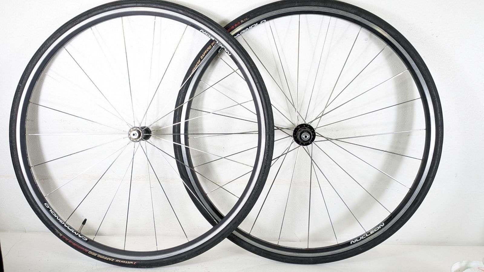 並品 Campagnolo Nucleon シマノ10sフリー 700c ホイール HO250919B