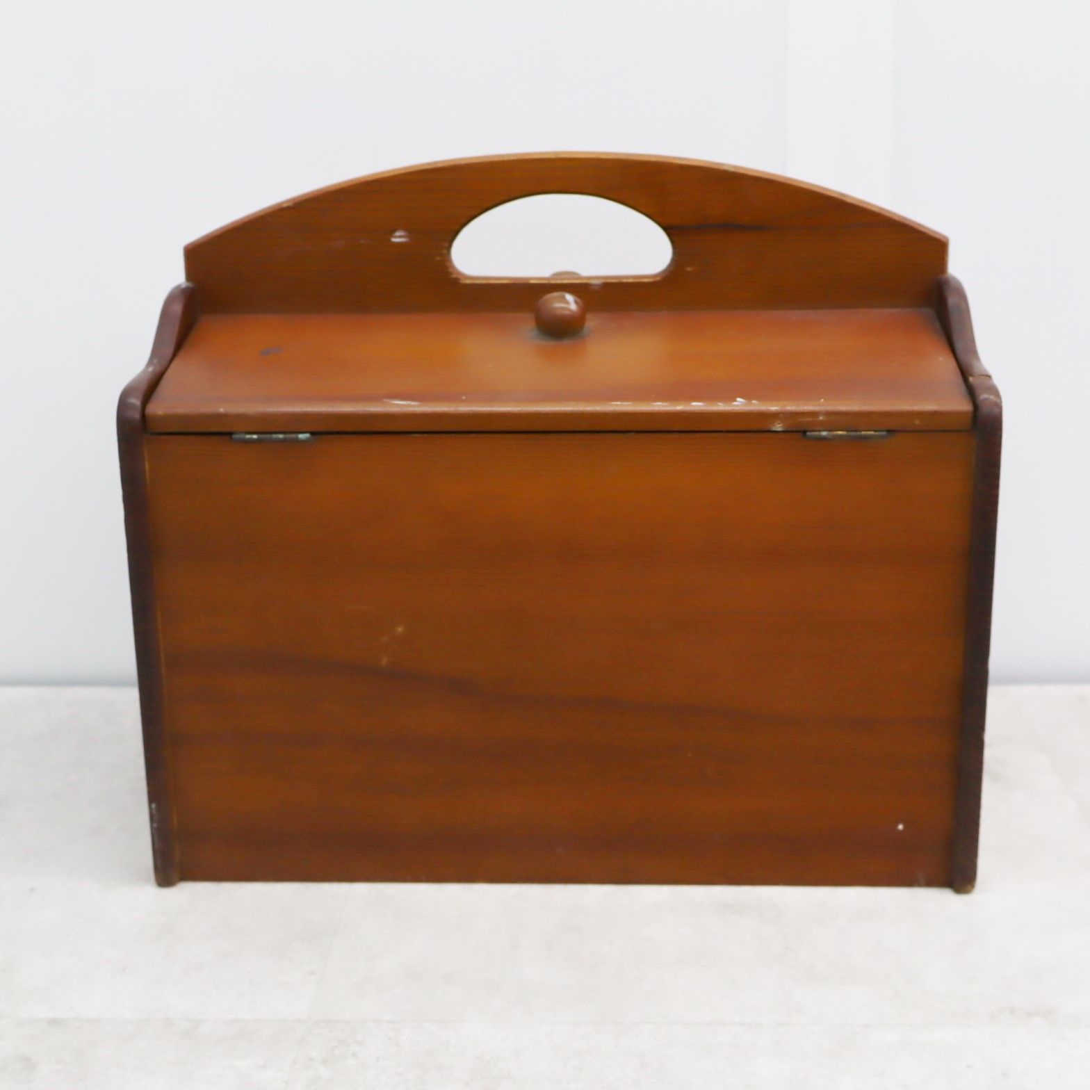 △レトロ アンティーク ｜木製 ソーイングボックス ｜ 裁縫箱 手芸