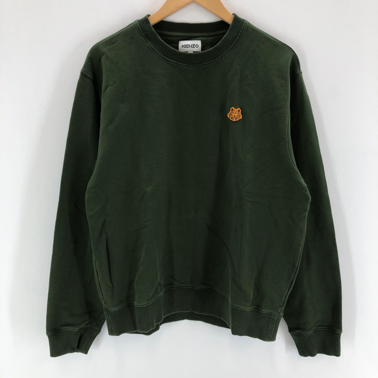KENZO グリーン トレーナー Lサイズ KENZO ケンゾー メンズ トップス トレーナー モスグリーン