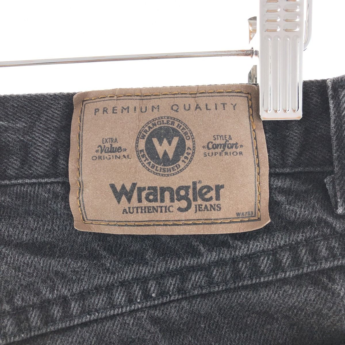 古着 90年代 ラングラー Wrangler ブラックデニム デニムパンツ メンズ
