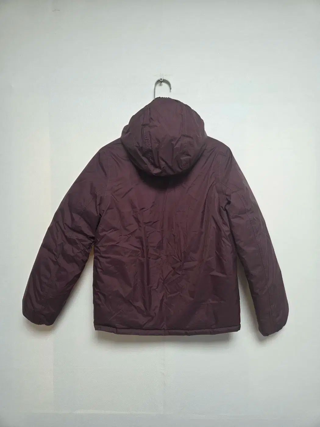 K-WAY ケーウェイ キッズ リバーシブルダウン ワインアンドダークグレイ 10Y