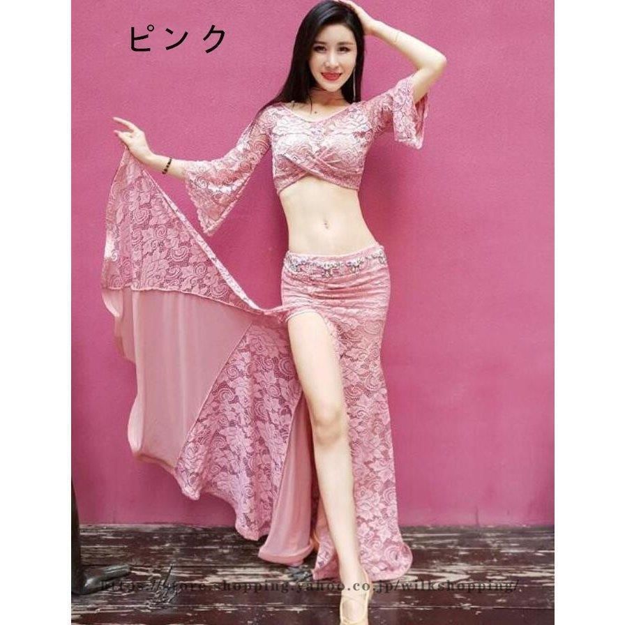 赤いベリーダンスセットアップ トルコ製 Bella 赤いベリーダンス