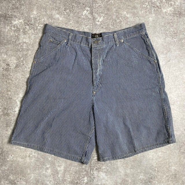 【美品】RRL デニムハーフパンツ 90's RRL DOUBLE RL デニムショーツ 三つ星タグ USA製 ハーフ
