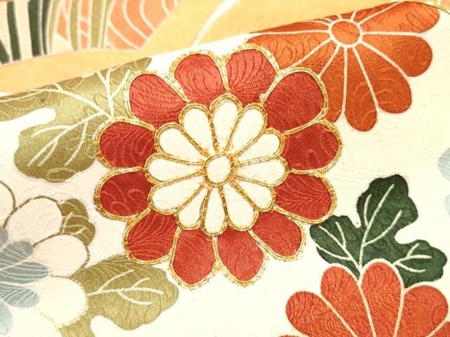 振袖 大胆な染め 鳳凰に花模様 金駒刺繍 着物 正絹 袷 広衿 RK-3805 平和屋着物□豪華振袖 駒刺繍 総刺繍 吉祥花文 金彩 正絹 逸品