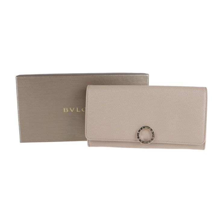 BVLGARI ブルガリ 長財布 286307 レザー ベージュ ブルガリブルガリ 2 