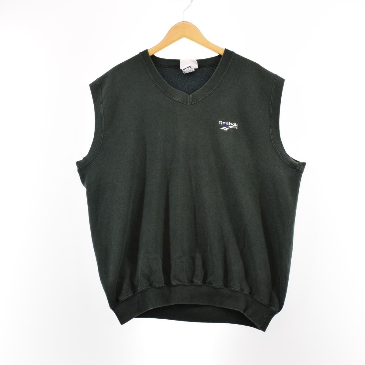 古着 90年代 リーボック Reebok Vネック スウェットベスト USA製 メンズXL ヴィンテージ /eaa330074 【中古】/eaa330074